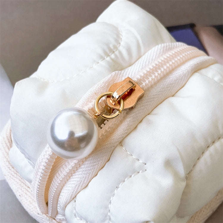 Little Tent Stereo Earphone Bag Coin Storage Bag(Beige)