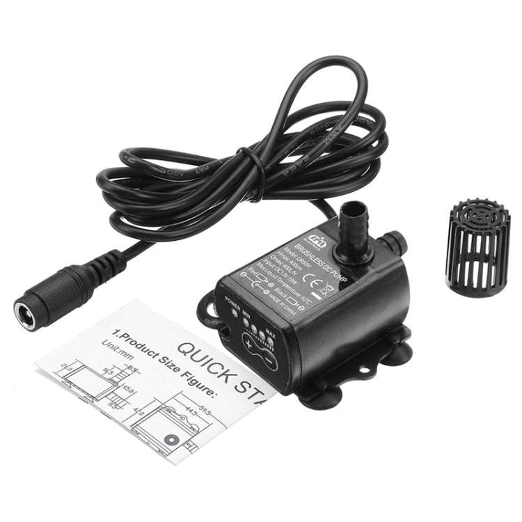 DC12V Solar Micro Brushless Cold Water Circulating Fountain Water Pump, Model: QR50H