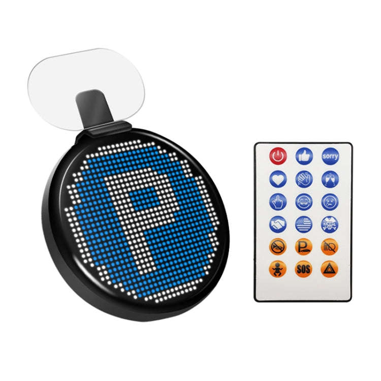 HI.GROOM Car LED Customized Pixel Emoticon Lights Bluetooth Remote Control Interactive AI Screen,...