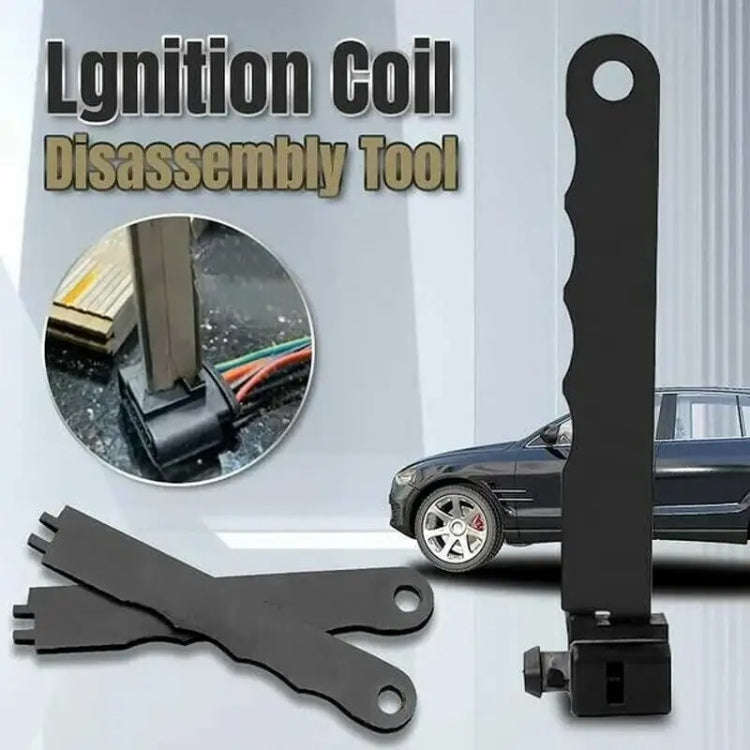 2pcs Ignition Coil Plug Removal Tool Snap Wrench(Black)