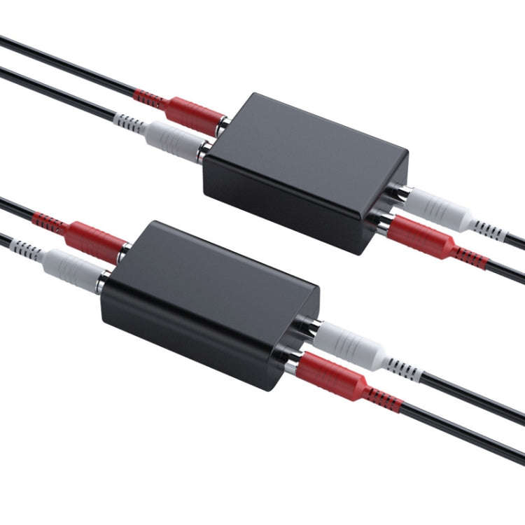 RCA Audio Ground Loop Isolator Anti-Interference Noise Reducer Eliminate Current Sound Bluetooth ...