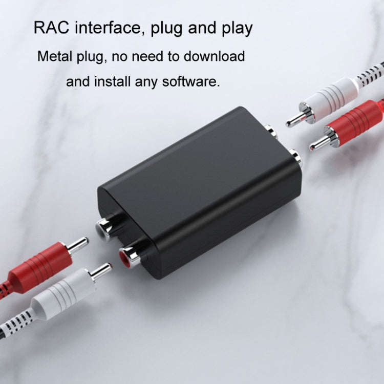 RCA Audio Ground Loop Isolator Anti-Interference Noise Reducer Eliminate Current Sound Bluetooth ...