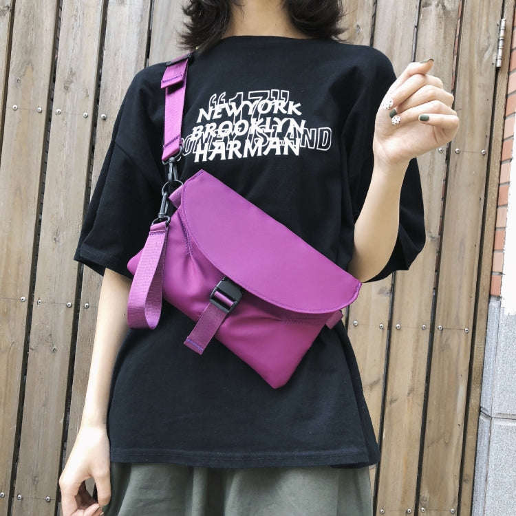 Workwear Crossbody Bag Single Shoulder Casual Small Bag(Purple)