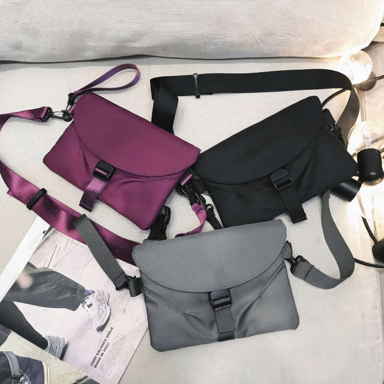 Workwear Crossbody Bag Single Shoulder Casual Small Bag(Purple)