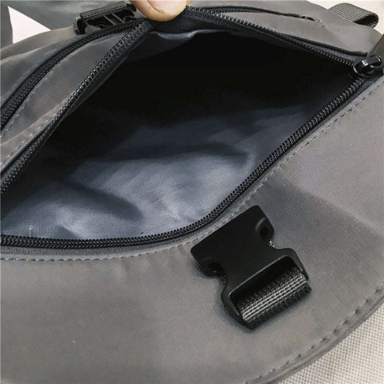 Workwear Crossbody Bag Single Shoulder Casual Small Bag(Black)