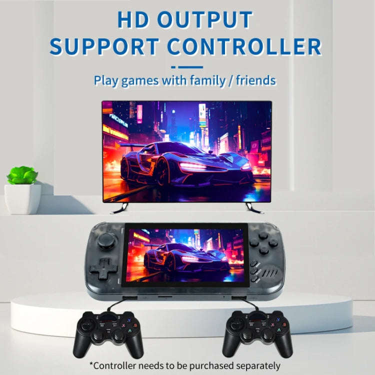POWKIDDY X39 Pro 4.5 Inch Retro Handheld Game Console  ATM7051 Quad-Core Support HD TV Out 32G(Wh...
