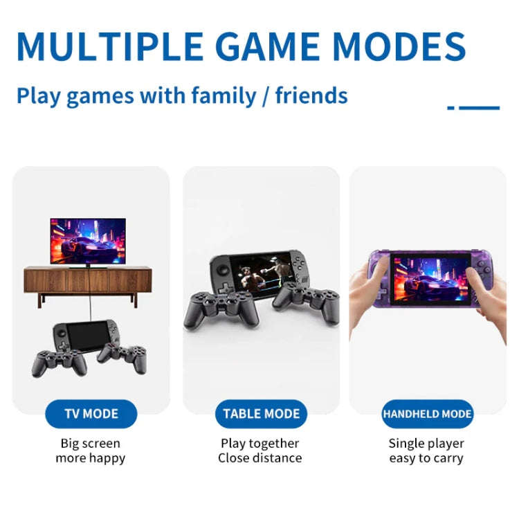 POWKIDDY X39 Pro 4.5 Inch Retro Handheld Game Console  ATM7051 Quad-Core Support HD TV Out 32G(Wh...