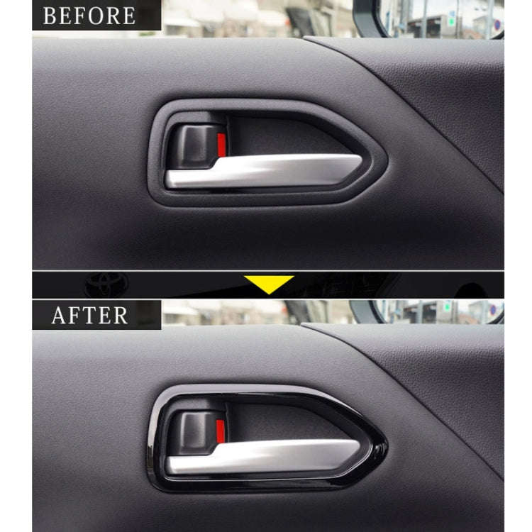 For Toyota 2022 VOXY/NOAH 90 Series Right-hand Drive Door Handle Patch Frame(Matte Silver)