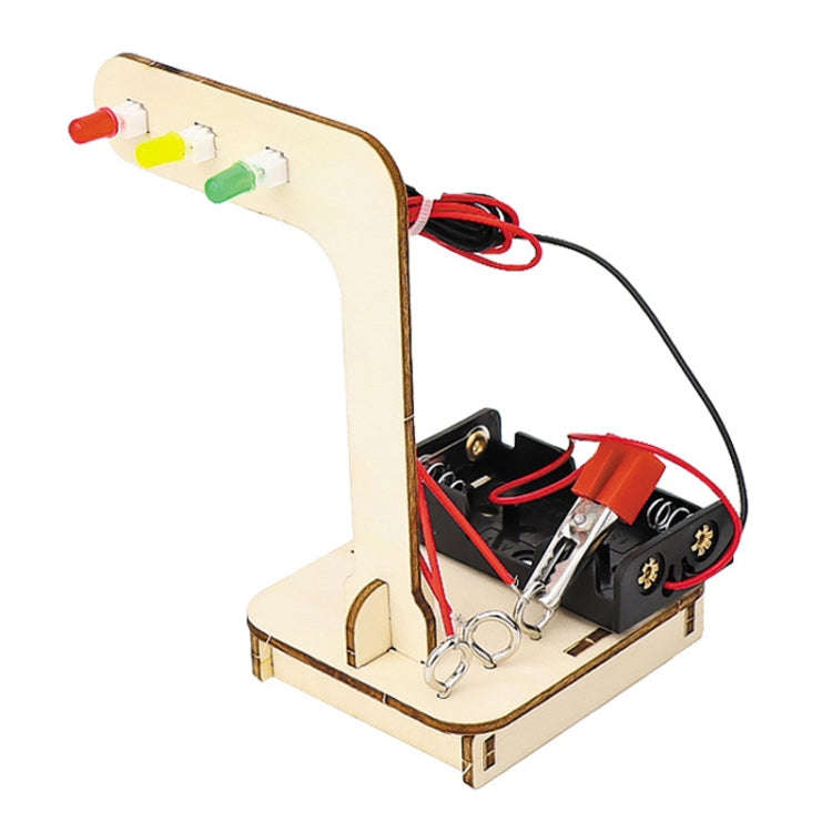 Traffic Signal Light Technology Small Production Traffic Light Physics Circuit Experiment Materia...