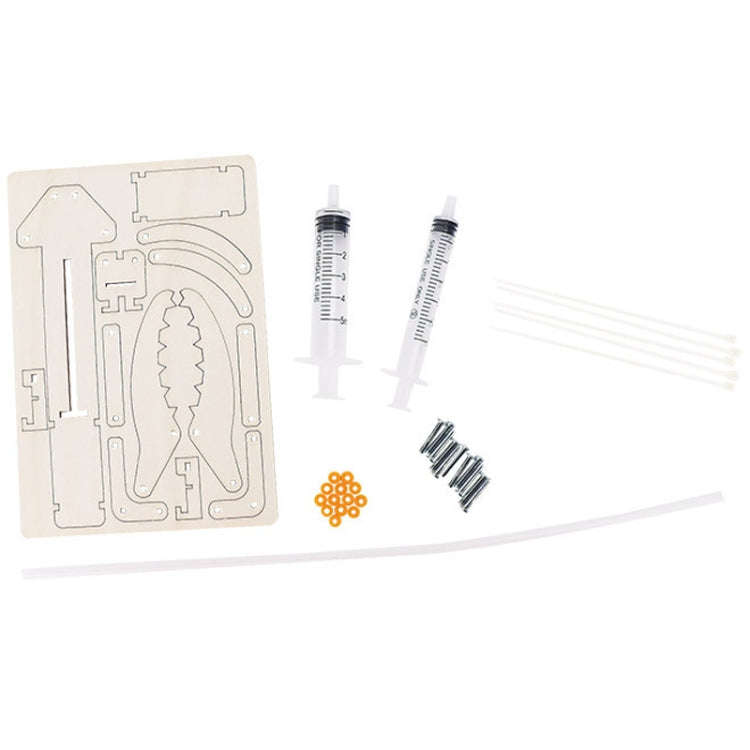 DIY Hydraulic Mechanical Arm Technology Homemade Pliers Pupils Science Experiment Material Kit