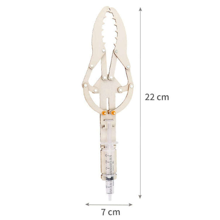 DIY Hydraulic Mechanical Arm Technology Homemade Pliers Pupils Science Experiment Material Kit