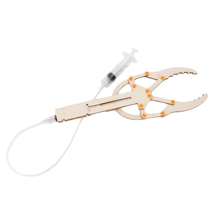 DIY Hydraulic Mechanical Arm Technology Homemade Pliers Pupils Science Experiment Material Kit