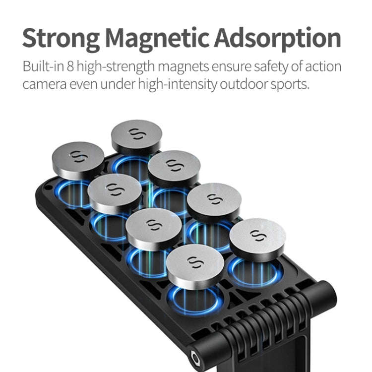 For Insta360 X5 / X4 / X3 Sunnylife X4-ZJ827 Magnetic Stand Base Handheld Handle Desktop Support ...