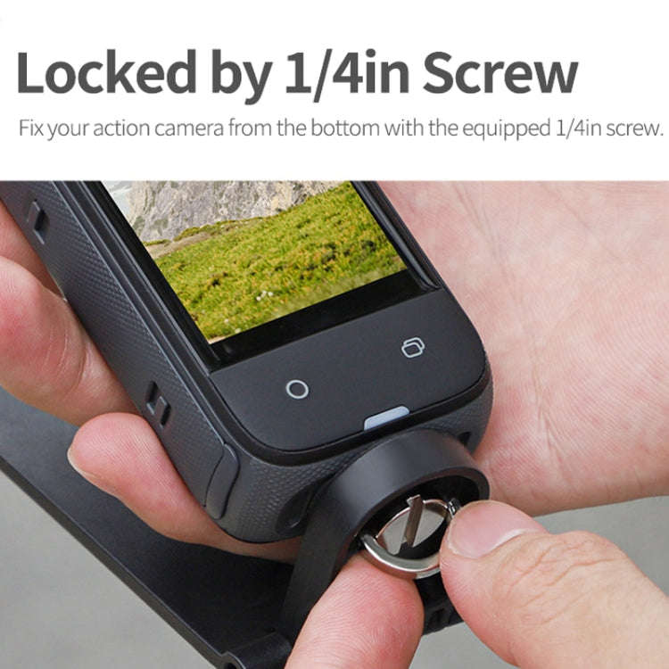 For Insta360 X5 / X4 / X3 Sunnylife X4-ZJ827 Magnetic Stand Base Handheld Handle Desktop Support ...