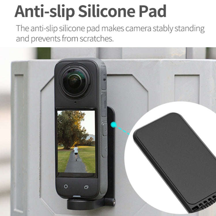 For Insta360 X5 / X4 / X3 Sunnylife X4-ZJ827 Magnetic Stand Base Handheld Handle Desktop Support ...