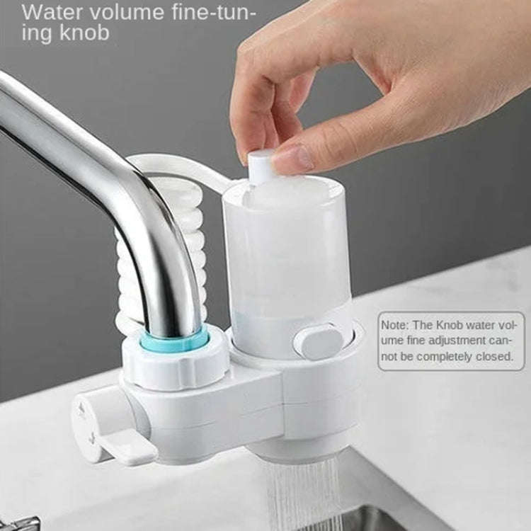 Kitchen Foam Pumping Flushing Water Faucet Extender(White)