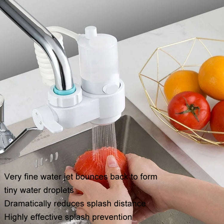 Kitchen Foam Pumping Flushing Water Faucet Extender(White)