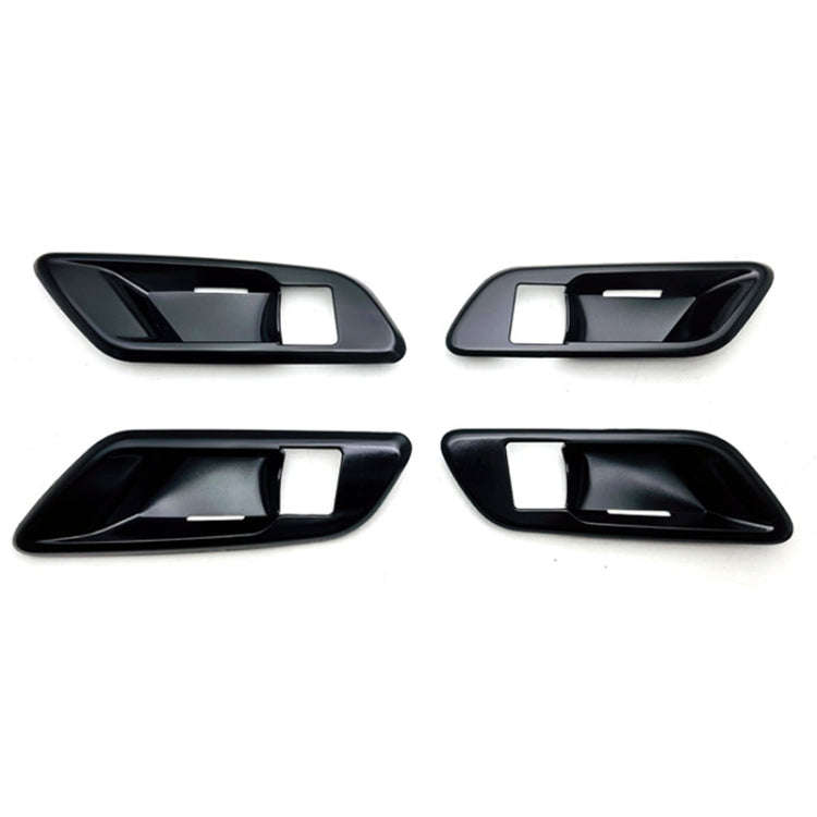 For 2023 Toyota Crown Door Handle Cover Decorative Frame, Style: Right-hand Drive(Black)