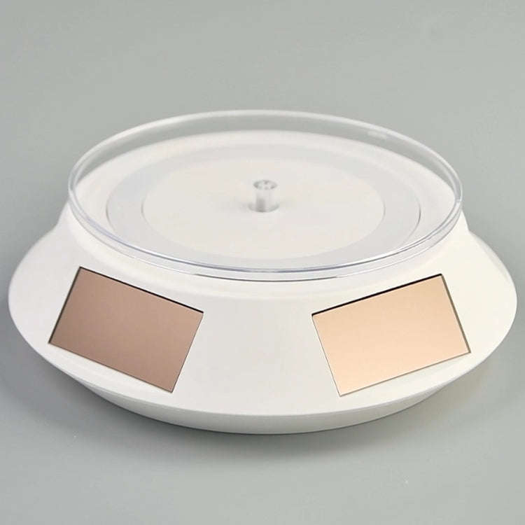 14cm  Solar Energy Spinning Display Stand with LED Light for Jewelry Crystal Product Display, Sty...