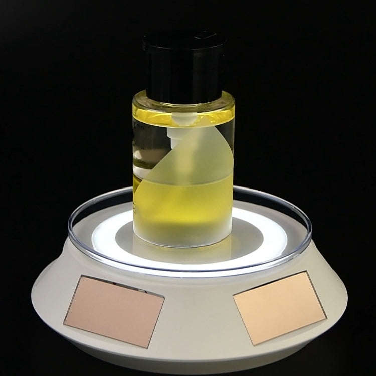 14cm  Solar Energy Spinning Display Stand with LED Light for Jewelry Crystal Product Display, Sty...