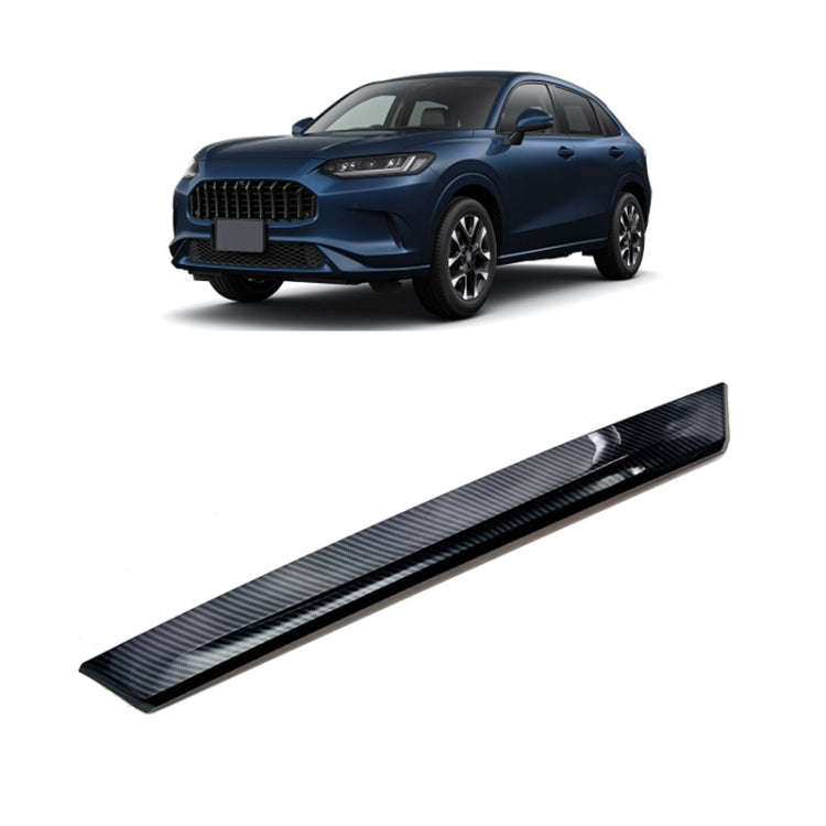 For Honda JP ZR-V/US HR-V Right-hand Drive Rear Trunk Modification Decorative Strips(Carbon Fiber)