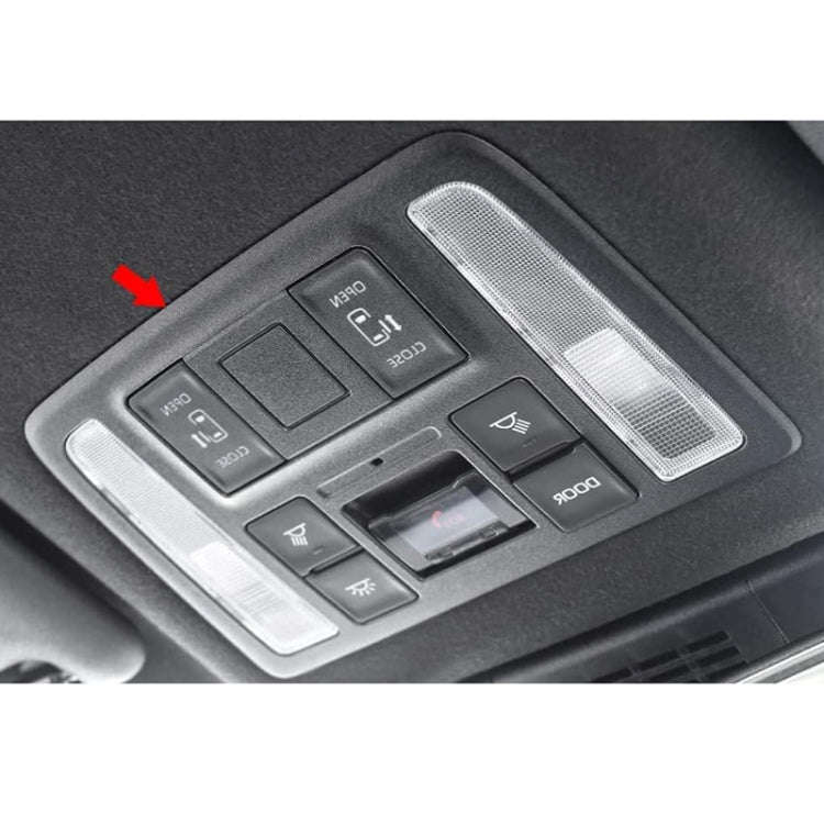 For Toyota 2022 VOXY/Noah 90 Series Reading Light Decorative Frame(Black)