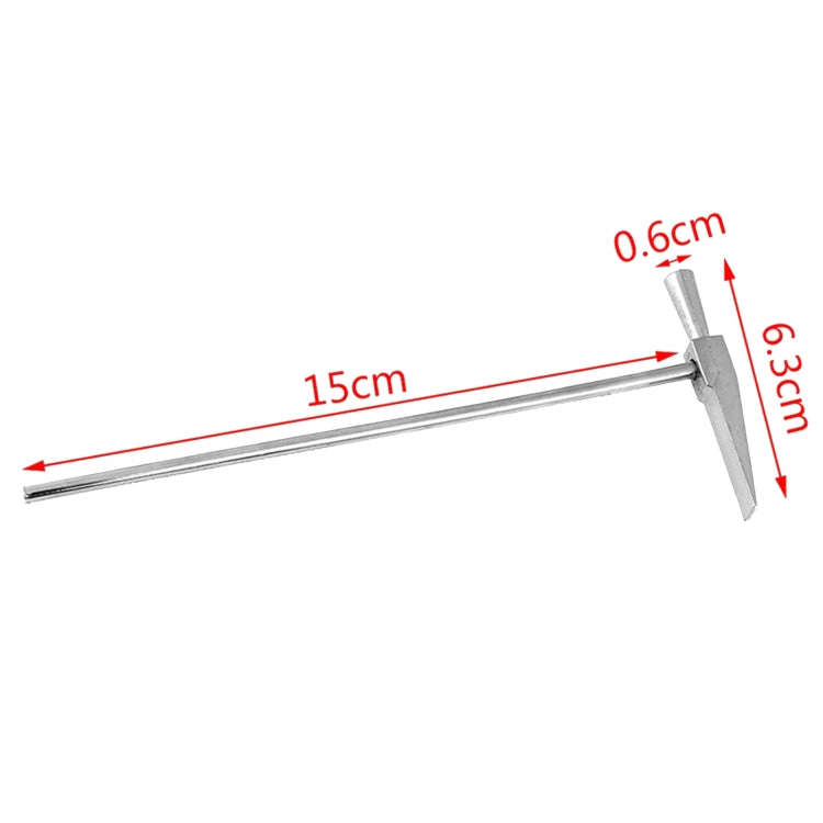 15cm Carimba Tuning Hammer Thumb Piano Mini Hammer(Silver)