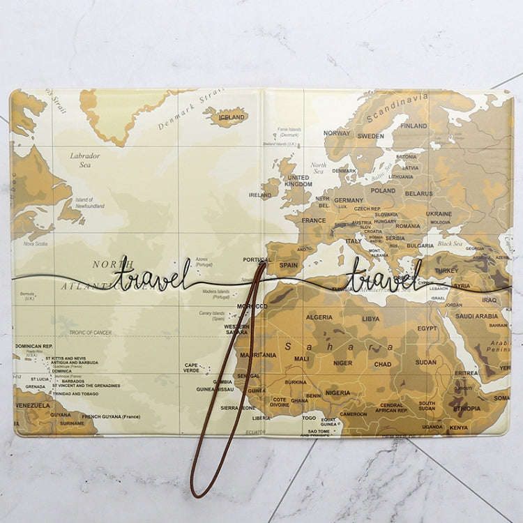 3D Map Passport Cover Travel Abroad Pass Ticket Holder(TR-03)