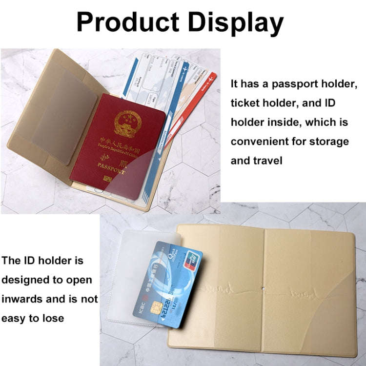 3D Map Passport Cover Travel Abroad Pass Ticket Holder(Ma)