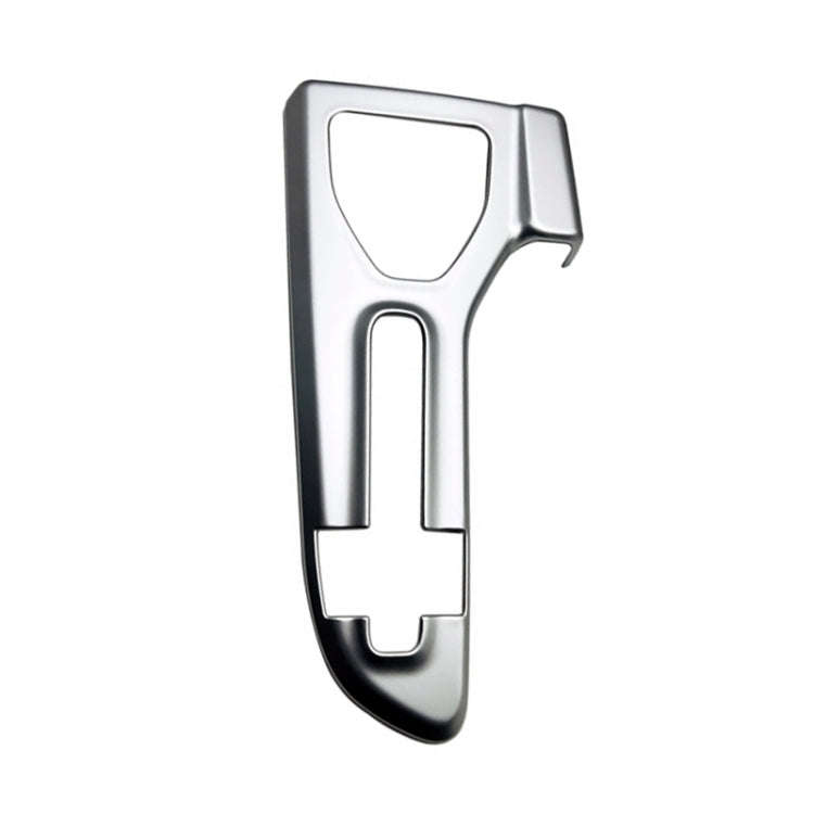 For 2023 Toyota Crown Center Control Gear Decorative Bright Frame, Size: Left-hand Drive(Silver)