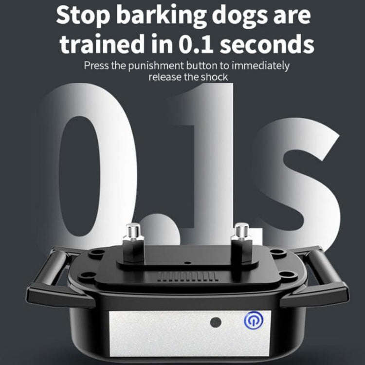 1 Drag 2 Pet Electronic Fence Wireless Dog Trainer Smart Electric Shock Dog Collar(Black)