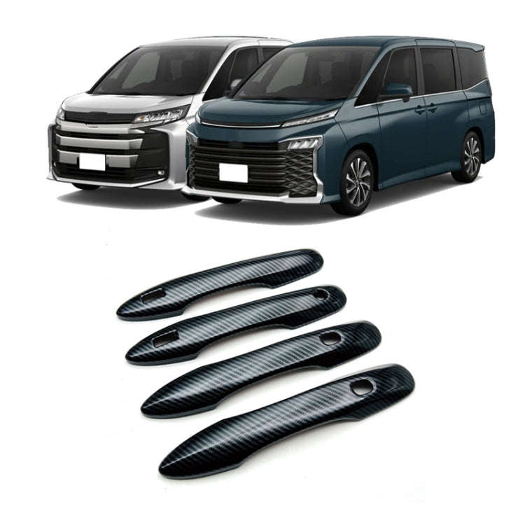 For Toyota 2022 Noah/Voxy 90 Series Right Hand Drive Door Handle Protection Cover Patch(Carbon Fi...
