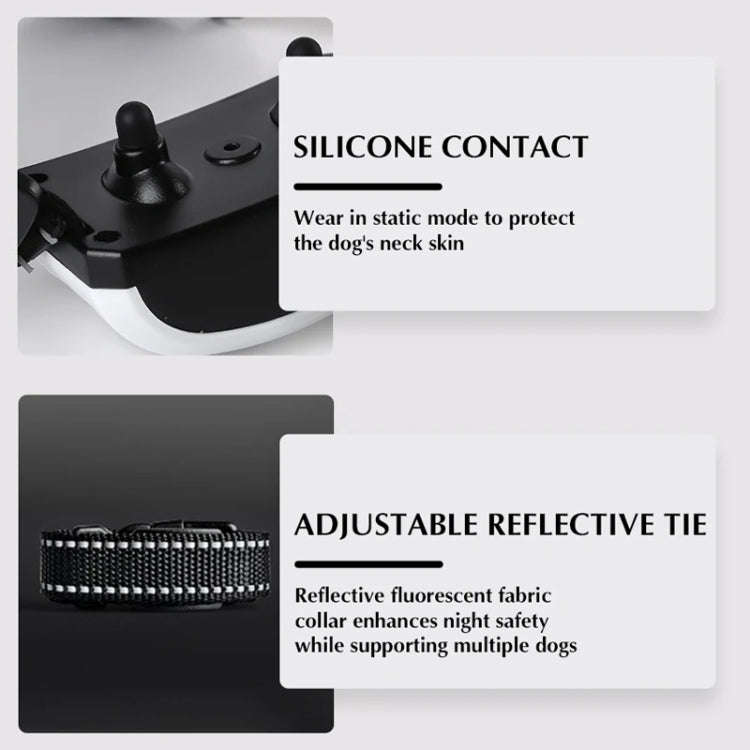 1 Drag 1 Pet Electronic Fence Wireless Stop Barker Outdoor Dog Collar Remote Control Dog Trainer(...