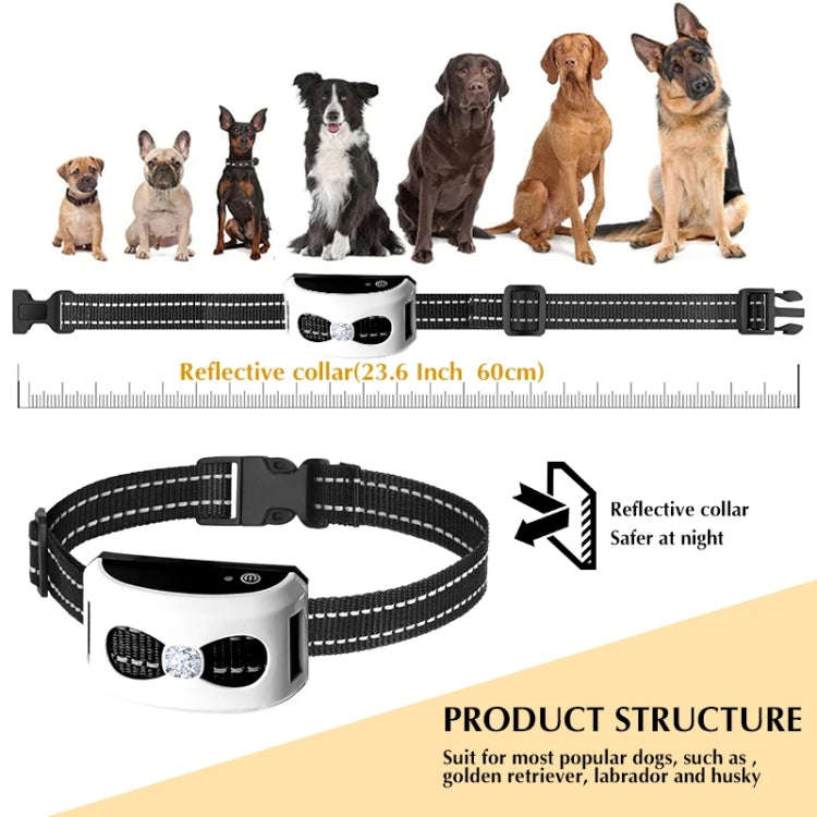 1 Drag 2 Pet Electronic Fence Wireless Stop Barker Outdoor Dog Collar Remote Control Dog Trainer(...