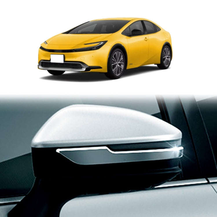 For Toyota 2023 Prius 60 Series Reversing Mirror Bumper Trims(Electroplated Mirror)
