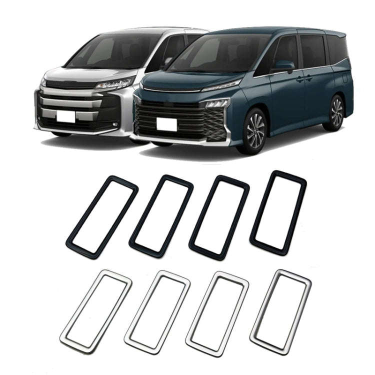 For Toyota 2022 Voxy/Noah 90 Series Rear Air Vent Decorative Frame(Matte Silver)