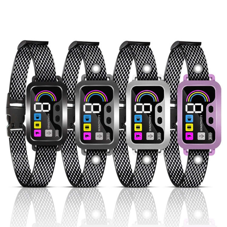 Color Screen Stop Bark Dog Trainer Anti Barking Pet Supplies(Black)