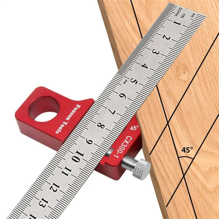 Fonson Woodworking Marking Square Ruler Measuring Tool(Main Body)