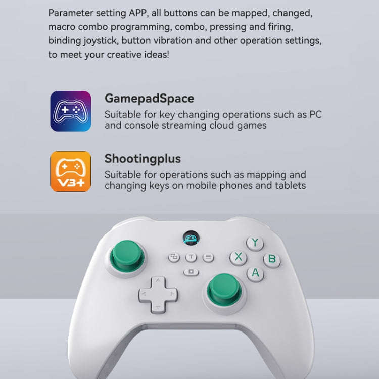 Z03 Wireless Bluetooth Game Controller For Switch / IOS / Android / PC / PS3 / PS4, Spec: White