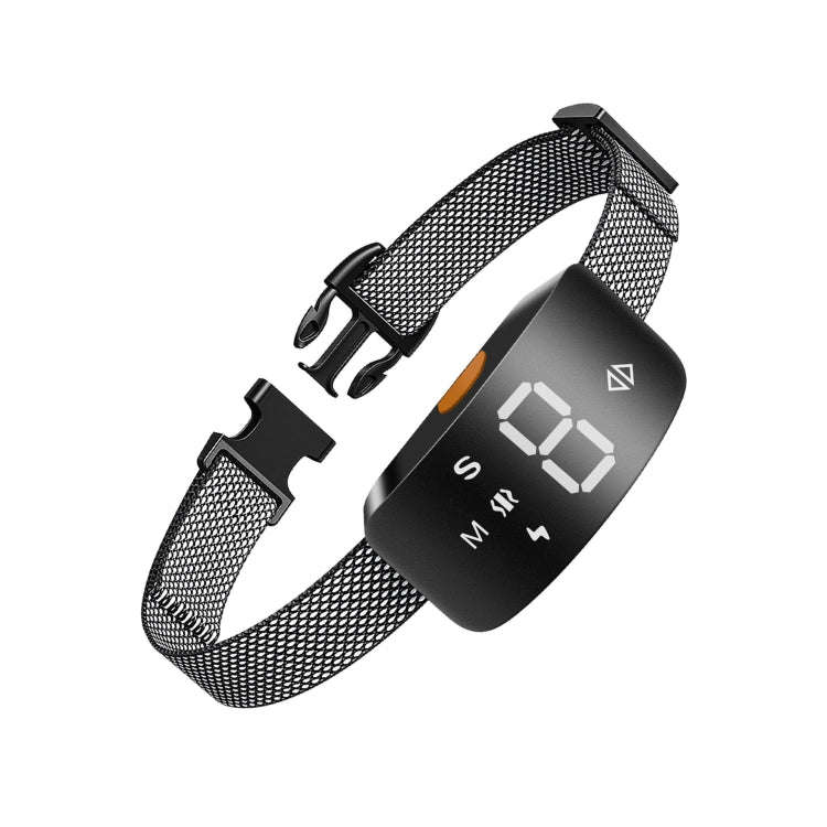 Intelligent Stop Bark Dog Trainer Anti-Barking Pet Supplies(Black)