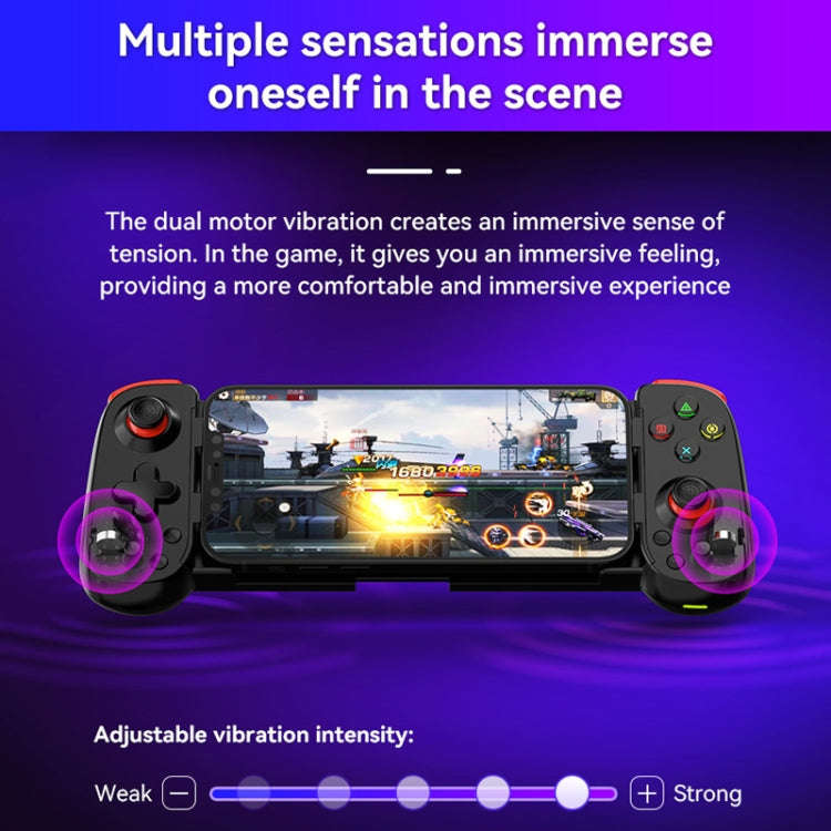 Bluetooth Stretchable Game Controller for Nintendo Switch / PC / IOS / Android(Black)