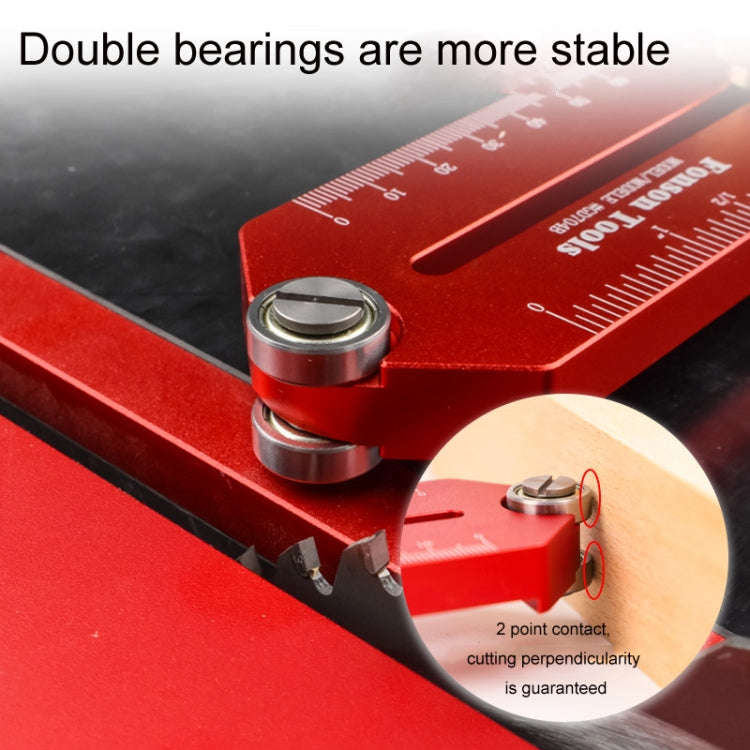 Fonson Woodworking Roller Table Saw Thin Cutting Board Guide Stopper, Model: GD704C