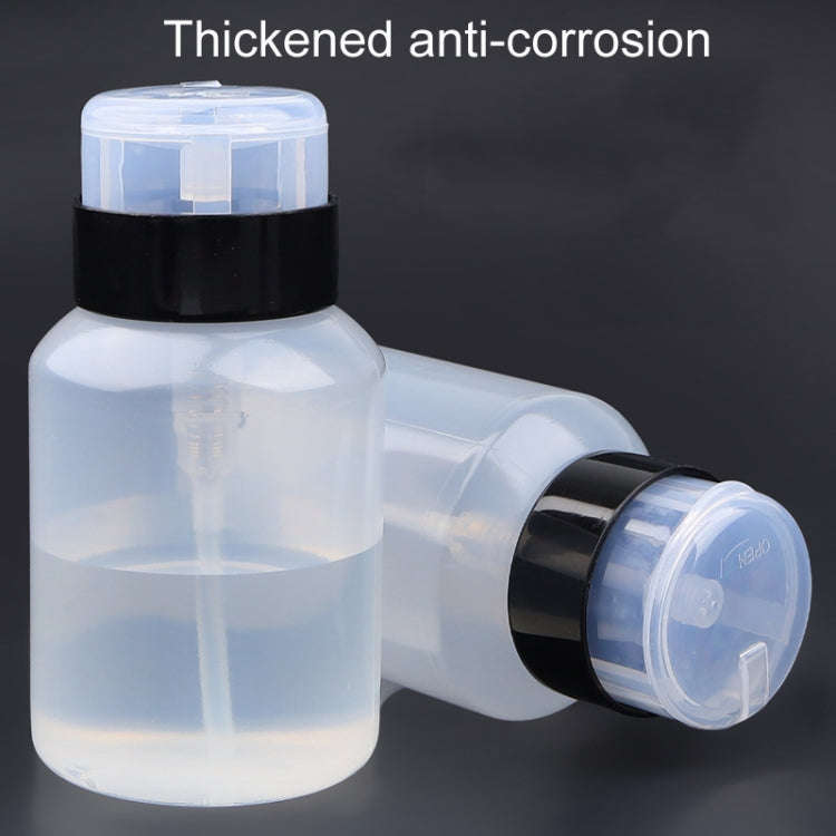 250ml Portable Leak-Proof Alcohol Bottle With Lock Household Cleaning Volumetric Empty Bottle