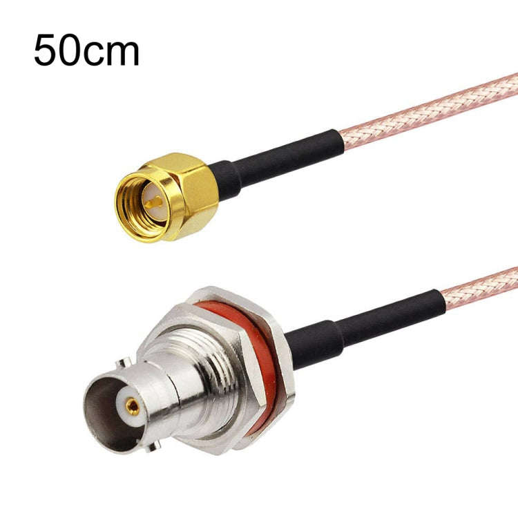 50cm SMA Male To BNC Waterproof Female RG316 Coaxial RF Adapter Cable