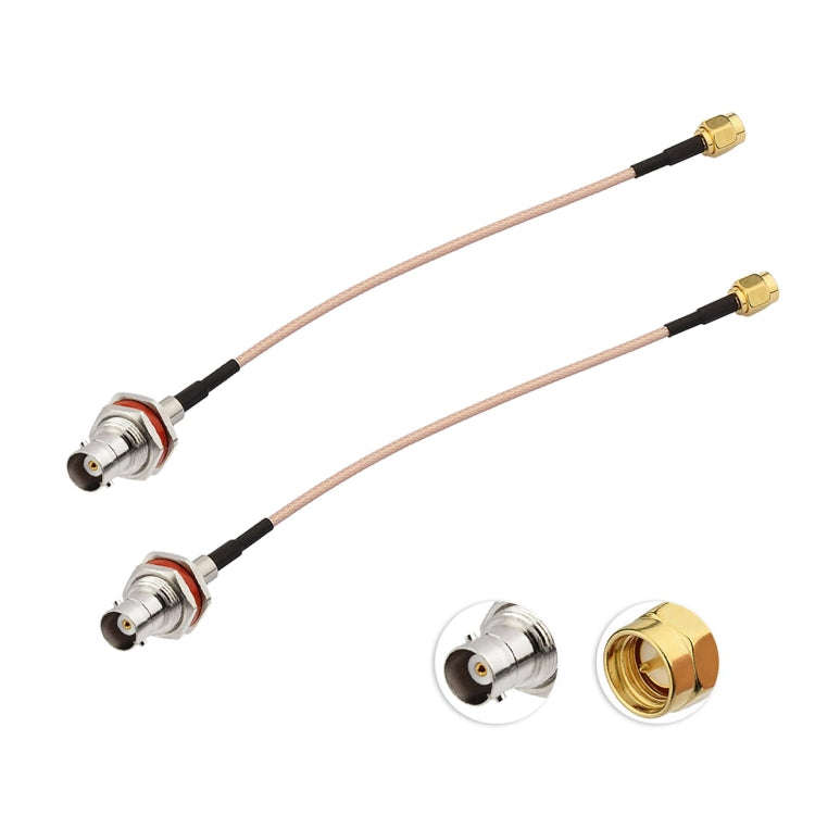50cm SMA Male To BNC Waterproof Female RG316 Coaxial RF Adapter Cable