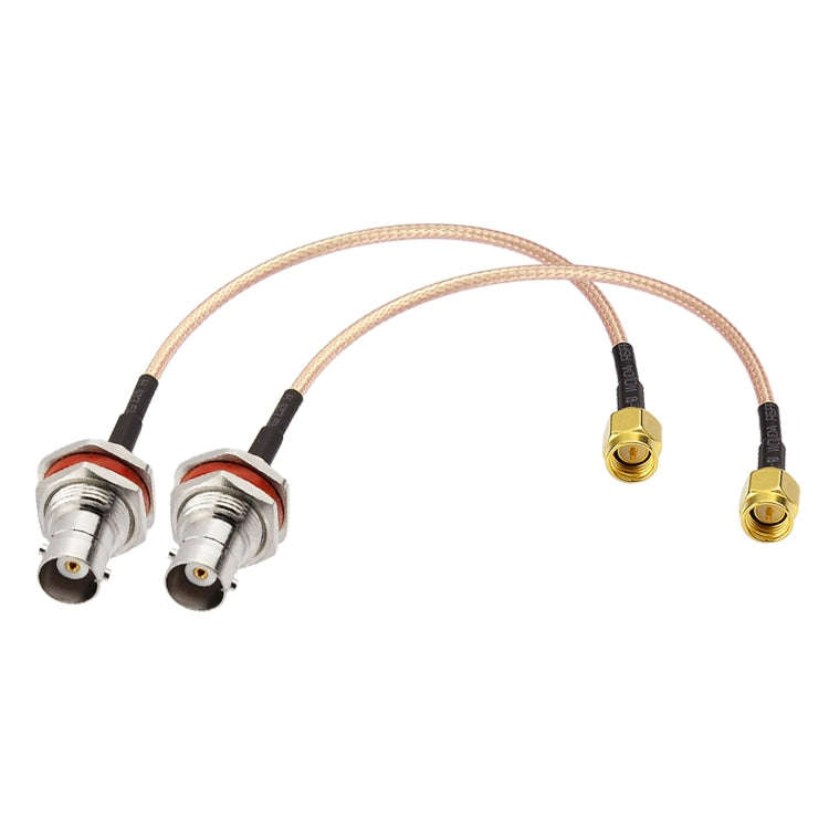 50cm SMA Male To BNC Waterproof Female RG316 Coaxial RF Adapter Cable