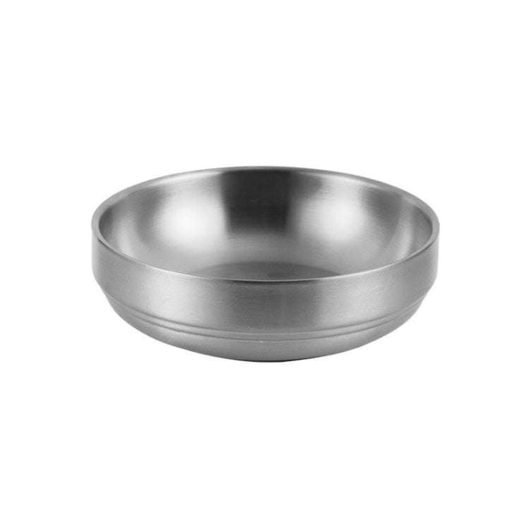 304 Stainless Steel Sauce Dish Kitchen Grill Seasoning Dish Cutlery, Model: 19cm Silver