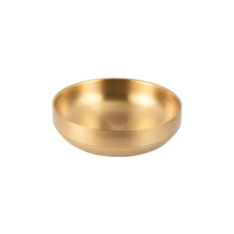304 Stainless Steel Sauce Dish Kitchen Grill Seasoning Dish Cutlery, Model: 15cm Gold
