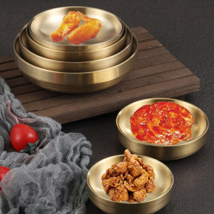 304 Stainless Steel Sauce Dish Kitchen Grill Seasoning Dish Cutlery, Model: 19cm Silver