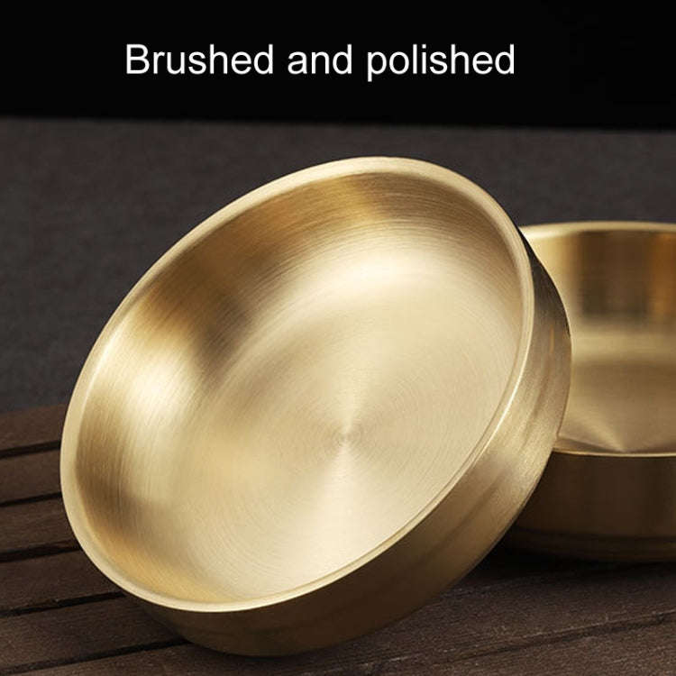 304 Stainless Steel Sauce Dish Kitchen Grill Seasoning Dish Cutlery, Model: 10.5cm Gold
